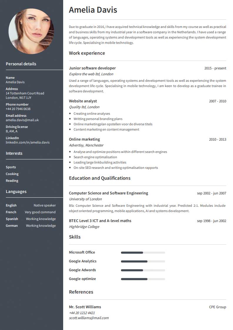 Voc quer criar um cv profissional r pido e f cil com o nosso til